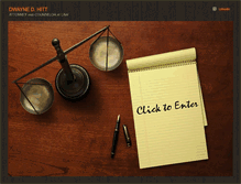 Tablet Screenshot of dwaynehitt.com